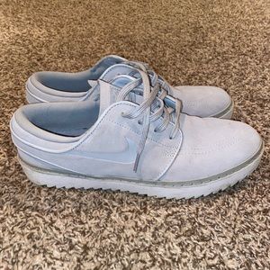 Men’s Nike SB Janoski G Spikeless Golf Shoes - Grey Suede - Size 10
